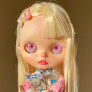 Custom ooak blythe doll,blythe Custom Blythe OOAK doll Blythe Joint doll Art doll OOAK Repaint Blythe doll,custom blythe and her accessories