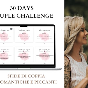 30-Tage-Paar-Challenge I Paar-Challenges I Geschenk für verlobte Paare I Beziehungs-Challenge I Paar-Challenge-Karten I Spiel für Paare auf Italienisch