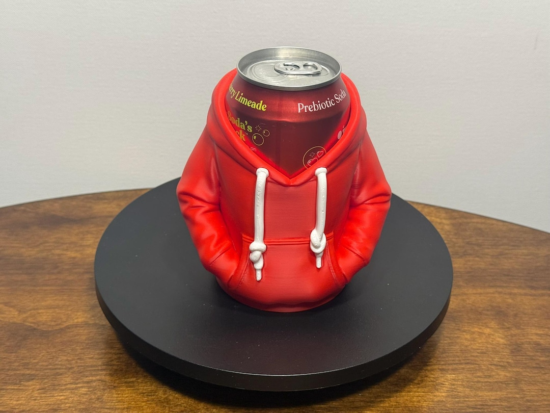 3D Printed Hoodie Jacket Koozie, Funny Drink Holder - Etsy