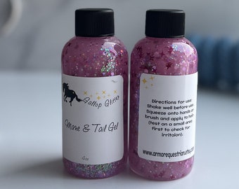Gallop Glitter - Mane and Tail Gel in Pink