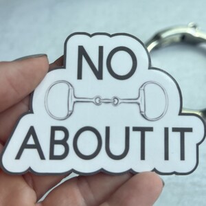 No Bits about it Aufkleber - Reiter Sticker für Pferde