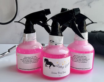 Gallop Glitter - Spray per il corpo luccicante in ROSA