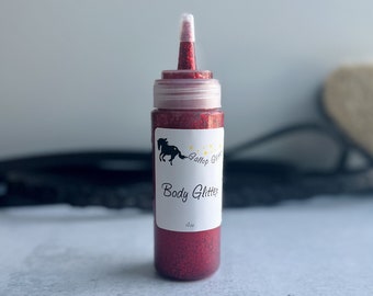 Gallop Glitter - Body Glitter in Red