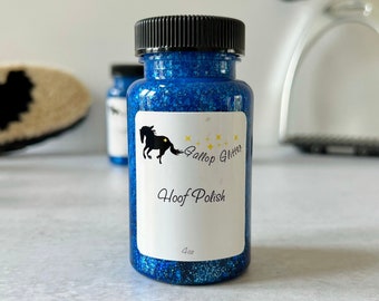 Gallop Glitter - Hoof Polish in BLUE