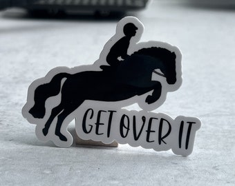 Sticker Get Over It-sticker ruitertrui