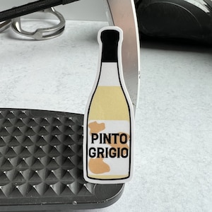 Pinto Grigio Sticker - Horse Wine Sticker