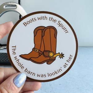 Boots With the Spur Sticker - Western