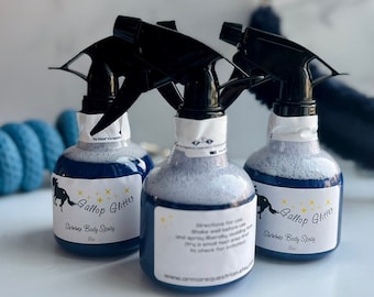 Gallop Glitter - Spray corporal brillante en AZUL