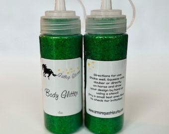 Gallop Glitter - Body Glitter in GREEN
