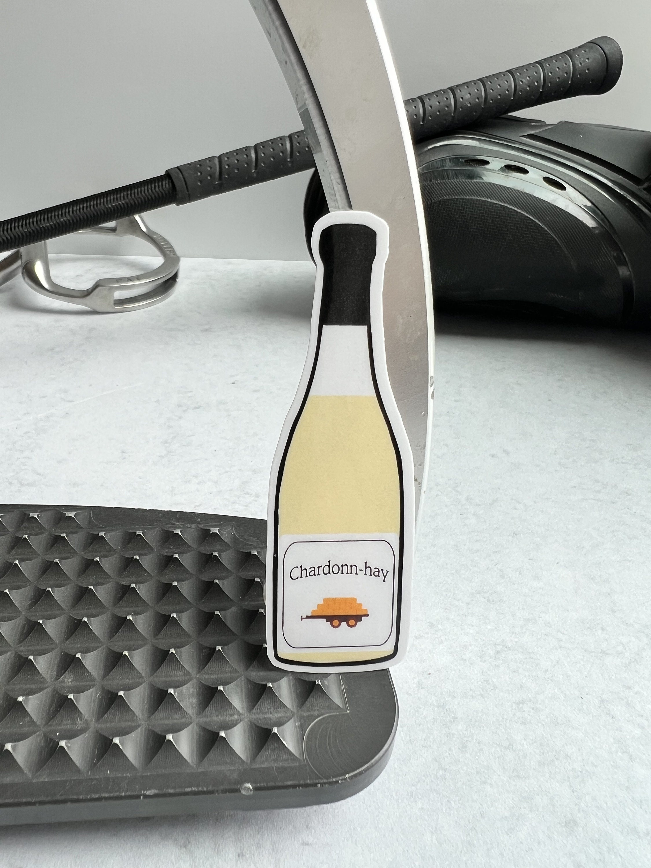 Chardonhay Sticker - Horse Wine Sticker