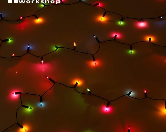 Christmas Xmas Tree Fairy Light Lights Decorative Decoration Traditional Style Mains Operated