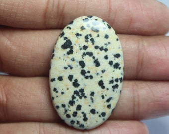 Rare  Dalmatian Jasper Loose Gemstone, Top Grade Dalmatian Cabochon, Hand Polished Dalmatian For Jewelry healing stone gift stone