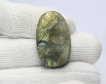 Stunning   Quality Labradorite Gemstone Natural Labradorite Spectrolite Cabochons Handmade Labradorite With happy feelings.   46ct