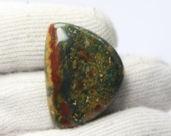 Awesome!!Dragon Blood Stone Gemstone Natural Blood Stone Cabochon Loose Stone / For Jewelry Making Handcraft Bloodstone.36ct*2131