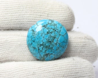 beautiful!! gemstone  Blue Turquoise Gemstone Blue Turquoise Cabochon Blue Turquoise Loose Stone For Jewelry Making Loose Stone #2107 32ct