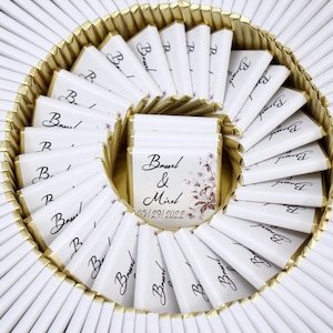 Personalized Chocolate Favors For Wedding, Custom Wedding Favors, Wedding Chocolate, Baptism Favors, Engagement Favors Chocolate