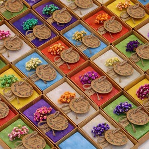 Saponette per addio al nubilato, regali personalizzati per la festa, regali floreali per gli ospiti, sapone sfuso, addio al nubilato