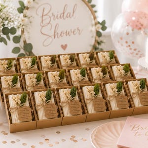 Personalized Soap Favors | Wedding Favors | Mini Guest Soap | Bridal Shower Favor | Baby Shower Favor | Custom Soap Gift | Vegan Soap image 3