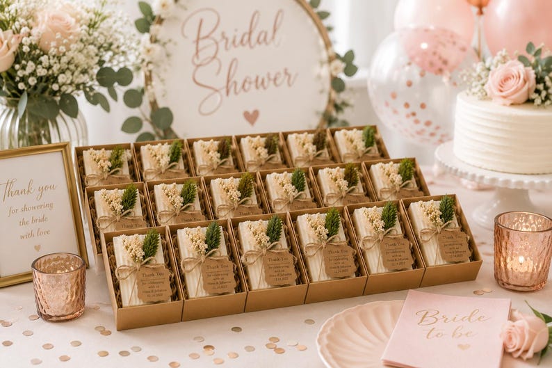 Personalized Soap Favors | Wedding Favors | Mini Guest Soap | Bridal Shower Favor | Baby Shower Favor | Custom Soap Gift | Vegan Soap image 3