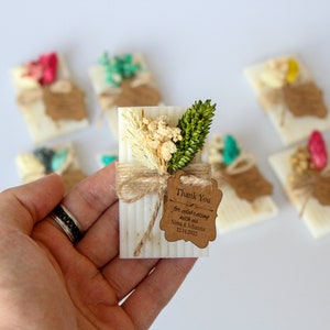 50PCS Wedding Soap Favors For Guests in Bulk, Personalized Soap Gifts, Handmade Soap Favors, Bridal Shower Soap Favors, Mini Soap Favors image 4