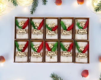 Personalised Christmas Gifts, Christmas Lavander Scented Soap Favour, Merry Christmas Table Decoration Coworker Gift, X-mas Gifts