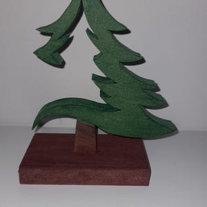 Modello per traforo, decorazione in legno albero-03, Natale, file pdf