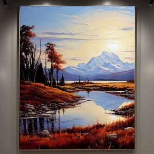 Custom Oil Painting from Photo, Framed Hand Painted Landscape Art on Canvas, Commission Painting Personalized Gifts Wall Decorations
