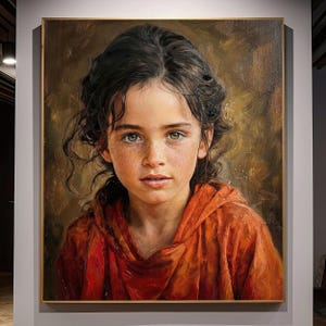 Ritratto personalizzato da foto, dipinto a mano ad olio su tela, regalo personalizzato per famiglia e matrimonio