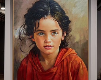 Pintura al óleo personalizada a partir de una foto, arte mural enmarcado, pintura sobre lienzo por encargo, retrato familiar pintado a mano, regalos de boda personalizados.