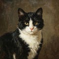 Custom Pet Portrait from Photo, Hand Painted Oil Painting on Canvas, Cat Memorial Gift product logo