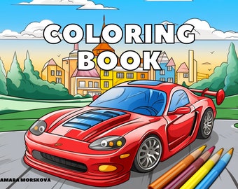 Car-themed Coloring Book