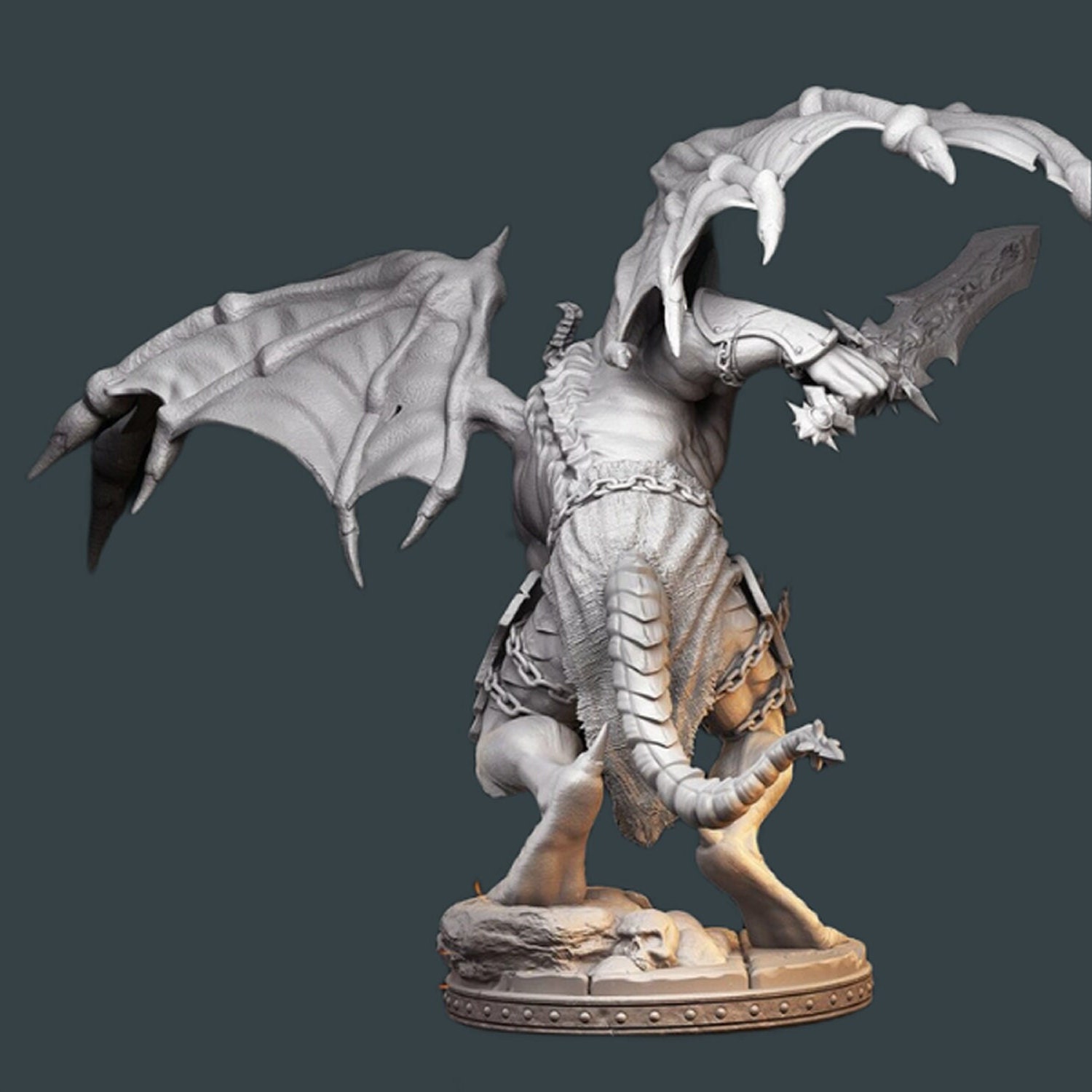 Azvameth Gargoyle STL 3D Digital Printing STL File for 3D Printers Azvameth Gargoyle STL 3D Digital Printing STL File for 3D Printers