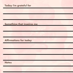 Daily Gratitude Journal
