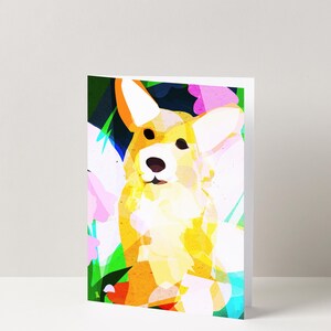 Corgi - Cartão de felicitações em branco