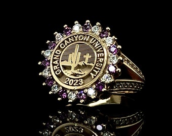 College Ring, University Ring, Graduation Gift, Graduation Ring, Woman Ring, Class Ring, College Class Ring, School Ring, High School Ring