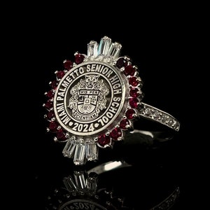 Custom College Class Ring for Men or Women – Personalized Graduation Ring in Silver or Gold