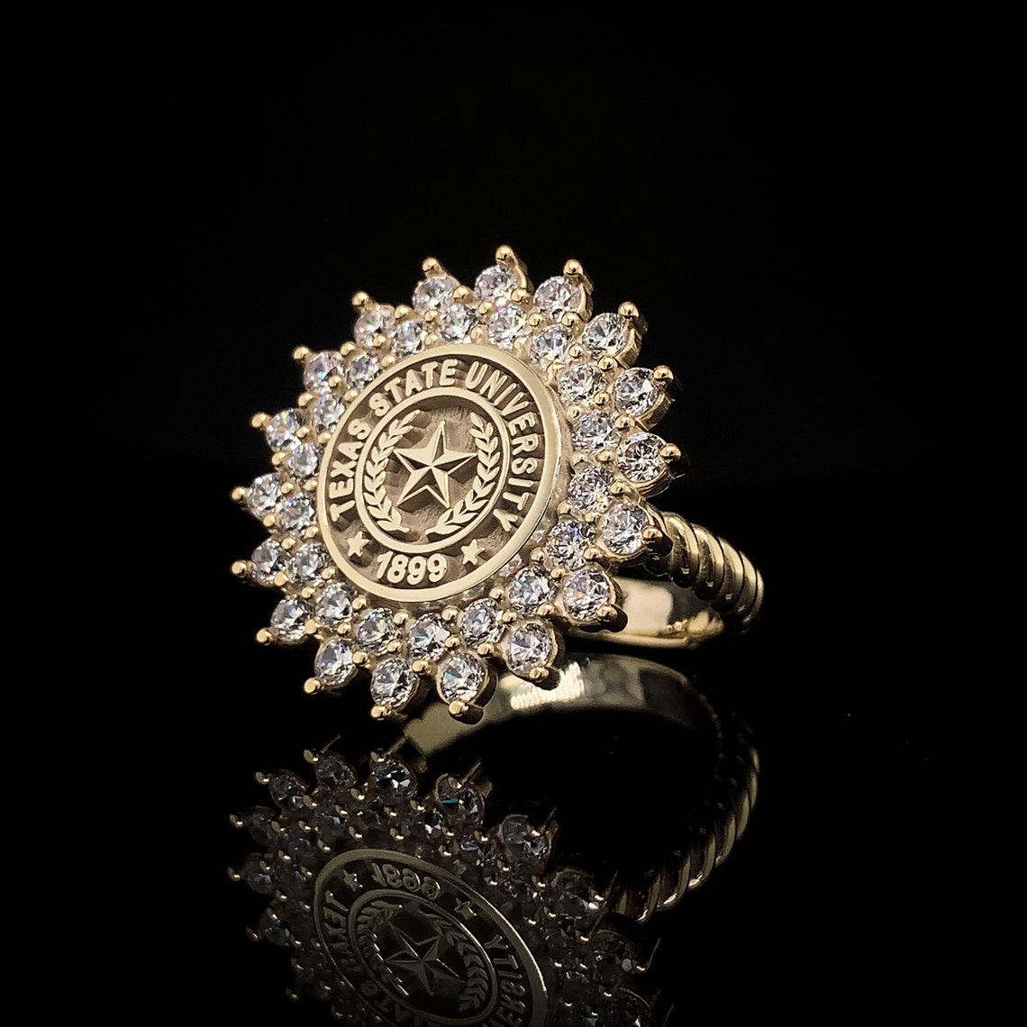Custom College Class Ring for Men or Women – Personalized Graduation ...