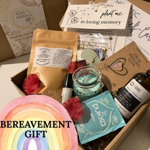 Bereavement Care Package Sympathy Gift Box for Grieving Hearts Self Care Comfort Items Grief Support Gift Box Plantable Memorial Loss Gift
