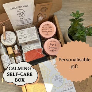 Thoughtful Wellness Package Self care package relaxation gift wellness kit Relaxation essentials coping skills kit keep calm and carry on
