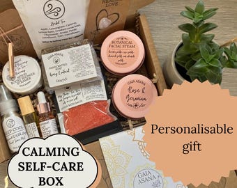 Paquete de bienestar reflexivo Paquete de autocuidado Regalo de relajación Kit de bienestar Kit de elementos esenciales de relajación para habilidades de afrontamiento Mantén la calma y sigue adelante