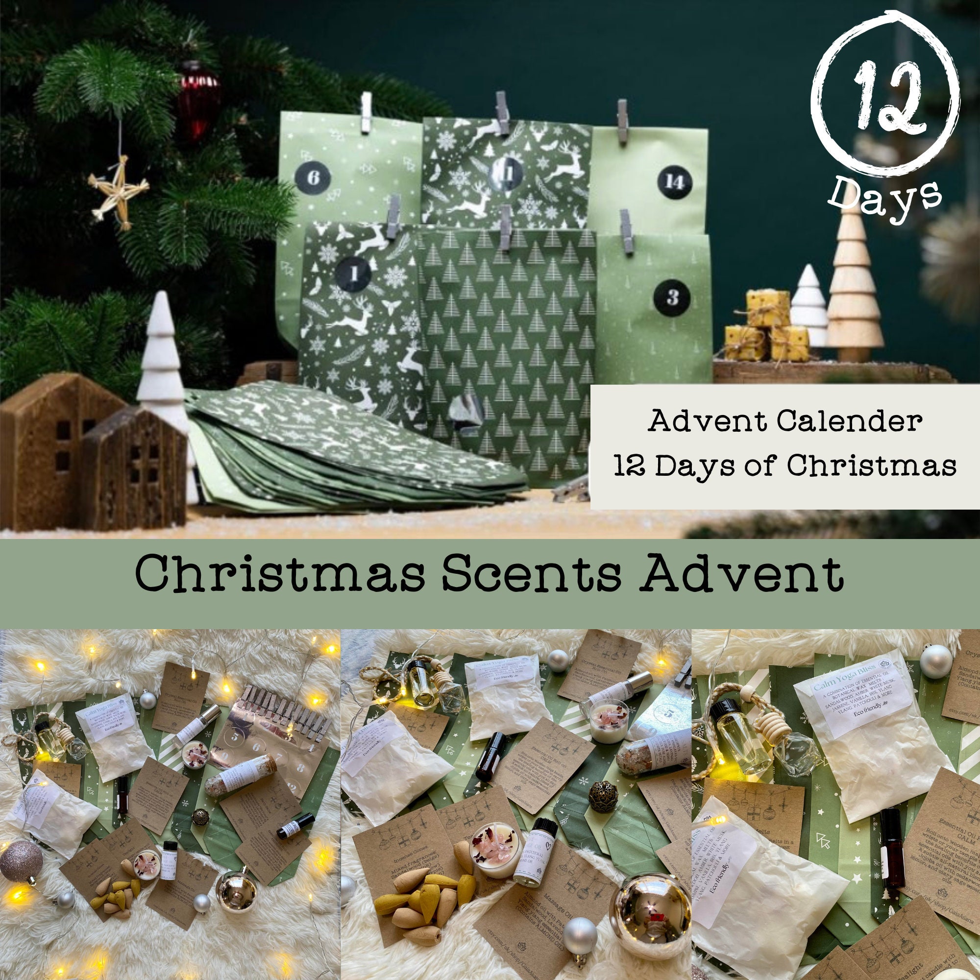 Aromatherapy Lover Advent Calendar Wellbeing Advent Calendar Etsy UK
