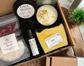 Me time gift box thinking of you gift mindfulness gift box eco gift self care gift vegan wellbeing hygie gift box hug spa birthday gift wife