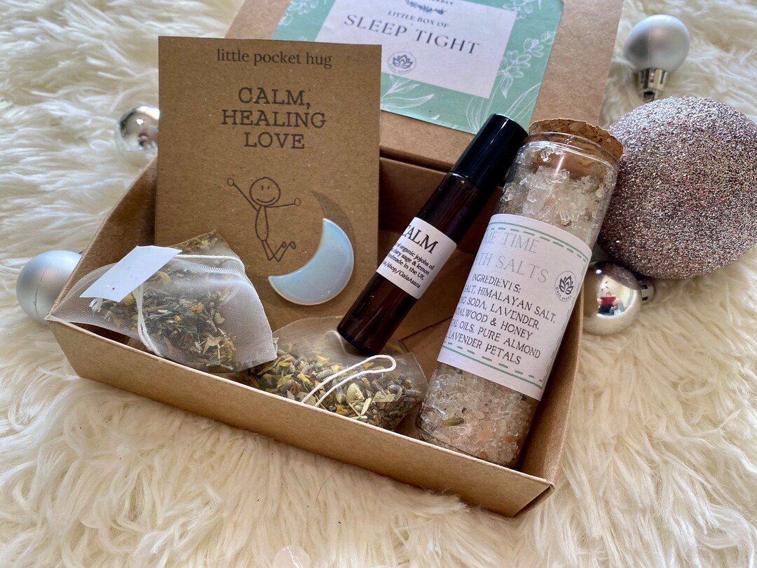 Sleep Tight Gift Box Sleep Well Bedtime Pamper Box Sleep Tea Etsy Canada