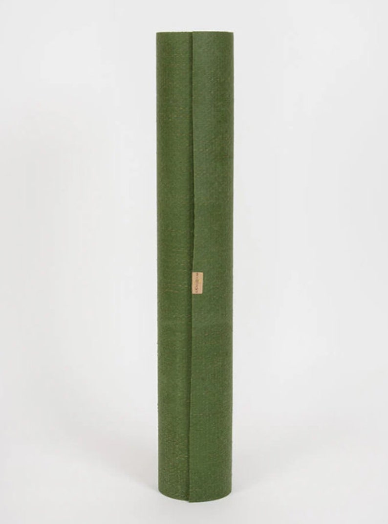 eco-friendly, rubber and jute yoga mat made in the UK