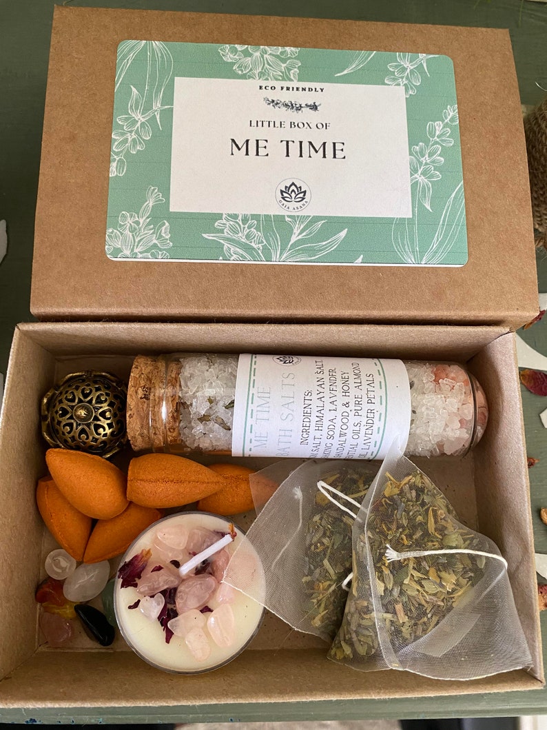 Me time gift box yoga lover yoga gift yoga teacher mindfulness gift yoga gift box yogi gift yoga teacher gift small gift zen lover pamper image 8