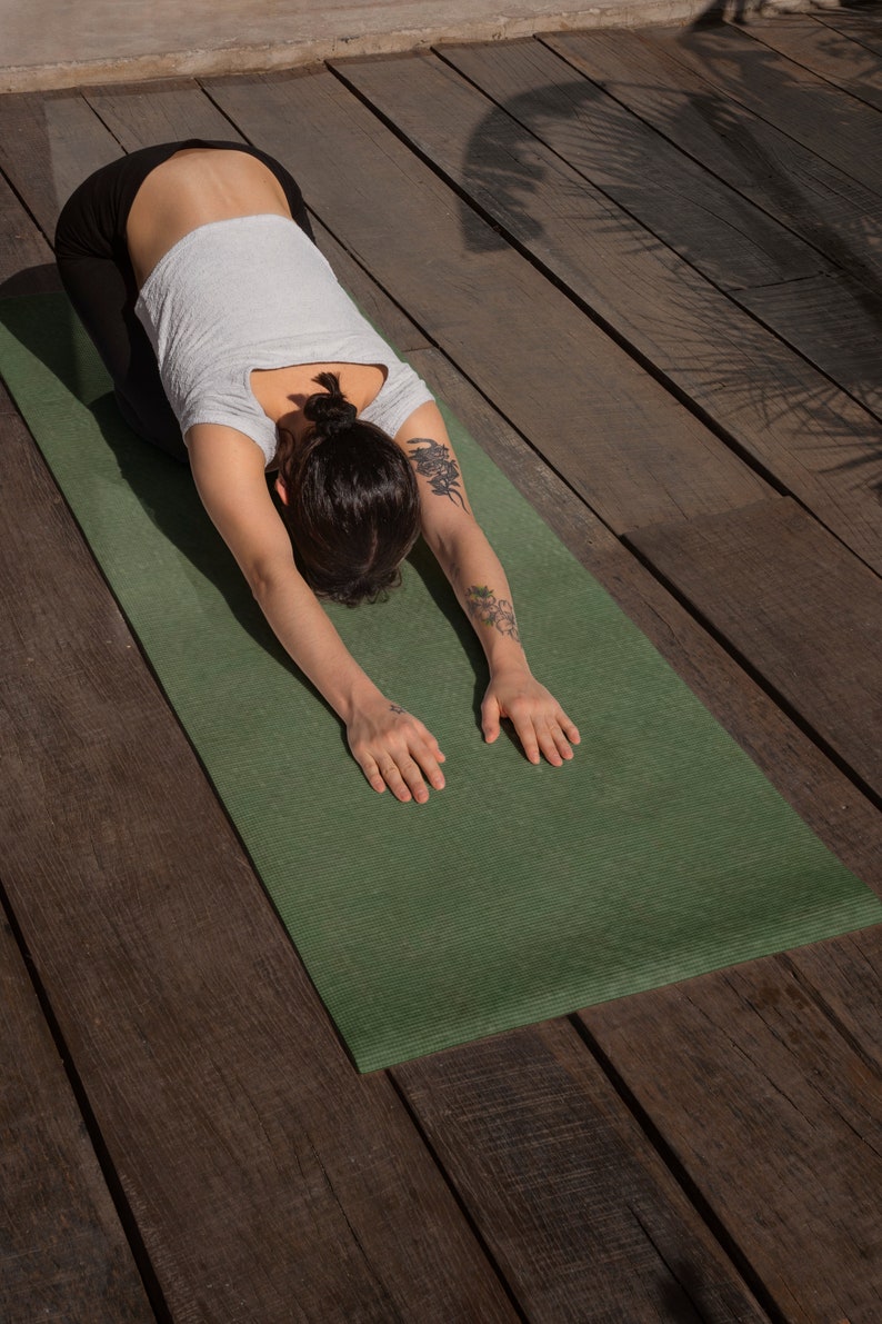 eco-friendly, rubber and jute yoga mat made in the UK