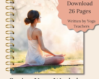 spring yoga workshop digital download yoga sequence cards deck yoga teacher seasonal yoga affirmations yoga journal yoga student details PDF