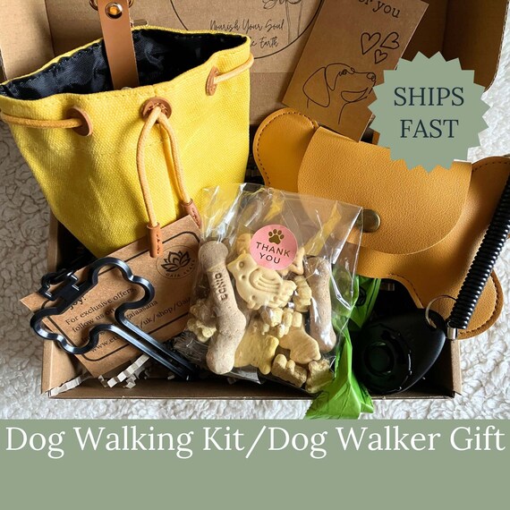 New Dog Gift Dog Walker Kit Dog Walker Gift for Dog Walker Present Pet Parent Gift Dog Mom Gift Dog Treats Gift Poo Bag Pouch Dog Treats Etsy UK