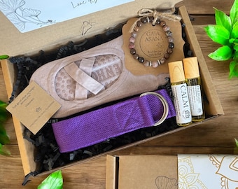 Wellnesscadeaudoos Zelfzorgpakket Yogaset Aromatherapiecadeau Verjaardagscadeau Mindfulness-kit Yogaartikelen Natuurlijk Milieuvriendelijk yogicadeau