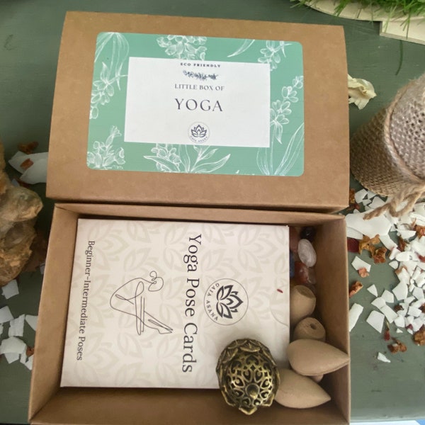 Yoga cards gift box yoga lover yoga poses gift yoga teacher mindfulness gift yoga gift box yogi gift yoga teacher gift small gift xmas gift